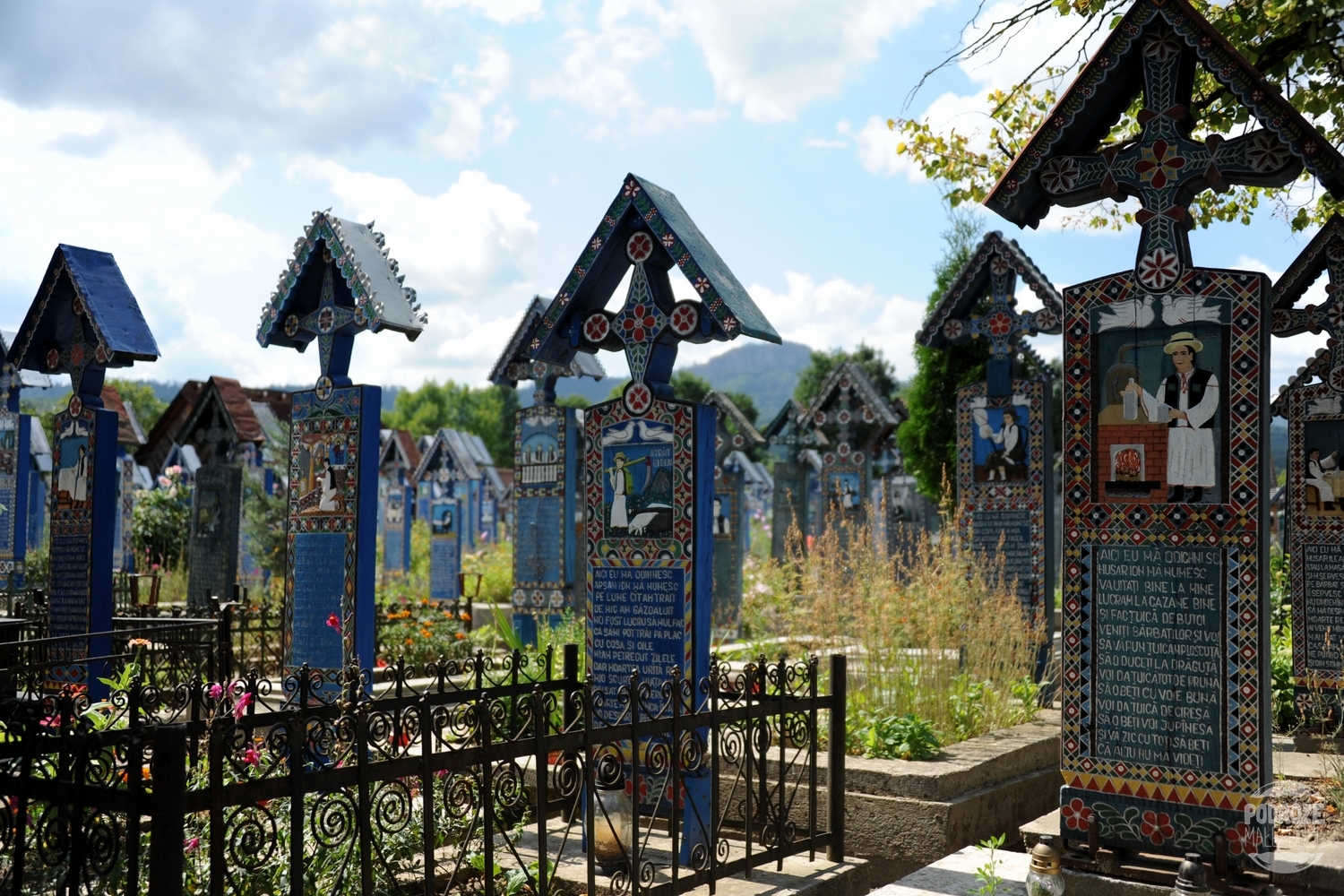 Rumunia okręg Maramuresz Sapanta  Wesoły Cmentarz