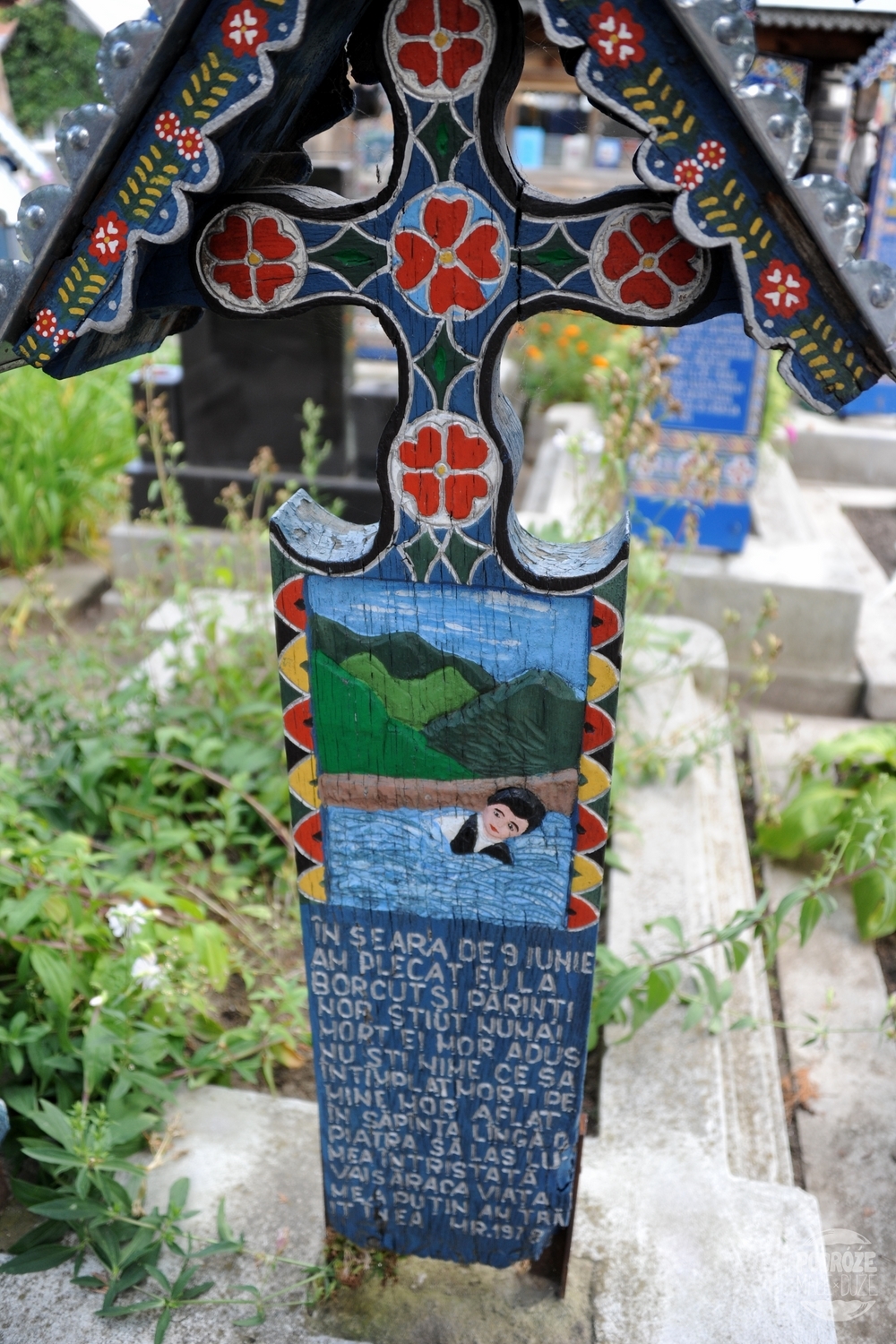 Rumunia okręg Maramuresz Sapanta  Wesoły Cmentarz