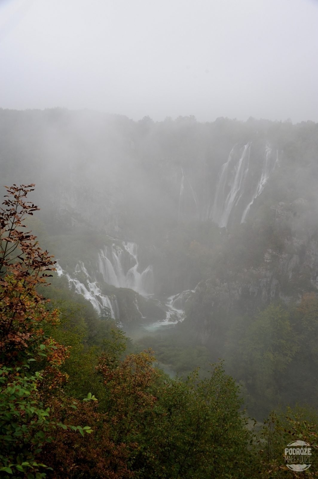Chorwacja  Jeziora Plitwickie  Park Narodowy wodospady 