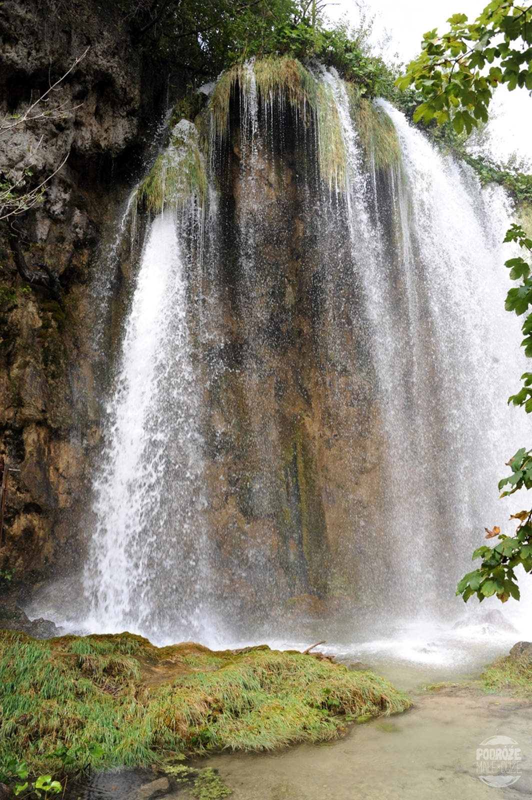 Chorwacja  Jeziora Plitwickie  Park Narodowy wodospad