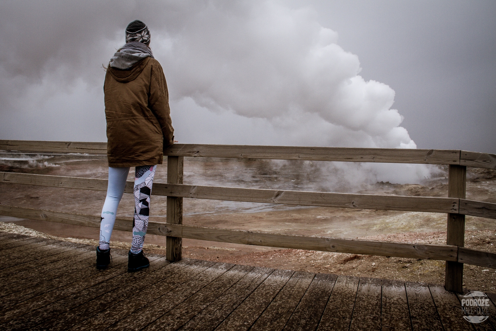 pola geotermalne Islandii Gunnuhver