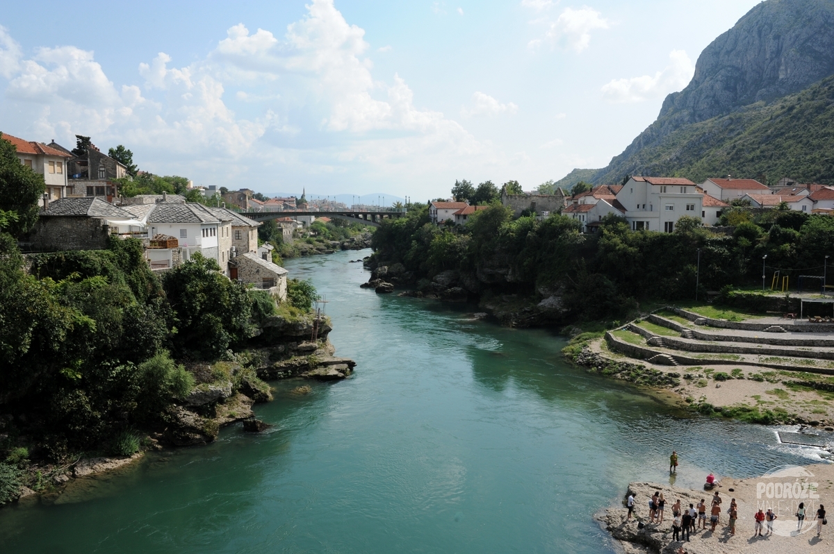 Bośnia i Hercegowina Mostar stary most widok