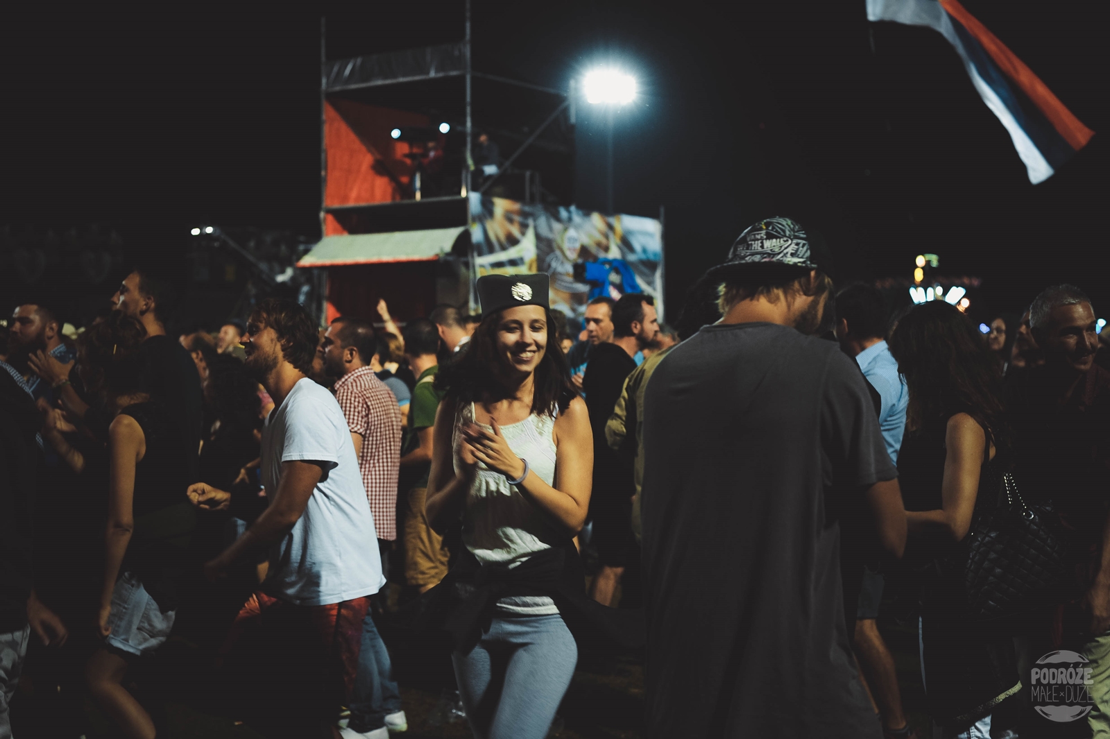 Serbia festiwal trąb w Guca koncert na stadionie